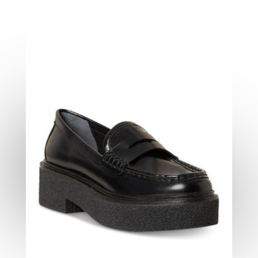 Loeffler Randall Black Platform Loafers
